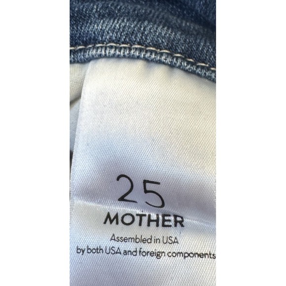 Mother Denim The Looker Ankle Fray Jeans,  As Seen On Martha Hunt Size 25 - Picture 5 of 8
